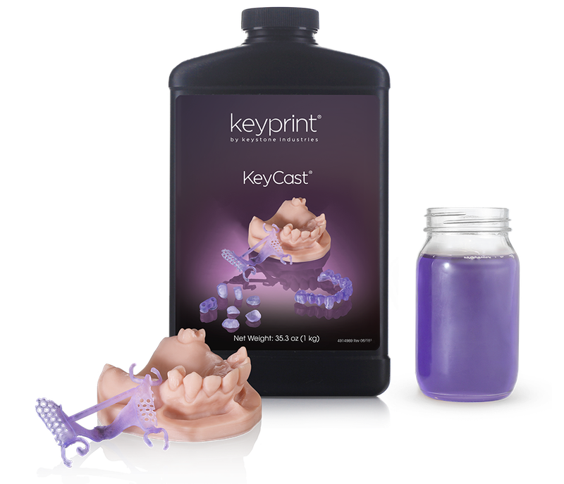 KeyPrint KeyCast Resin Violet 1kg